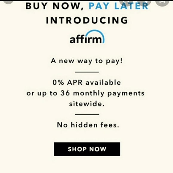 AFFIRM:  BUY NOW PAY LATER - Picture 8 of 8